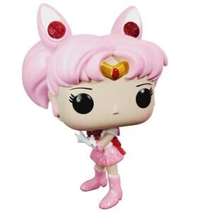 Sailor Chibi Moon Sailor Moon Pink Glittery Funko Pop Kawaii